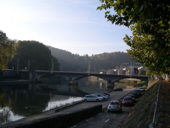  le pont Canot au petit matin